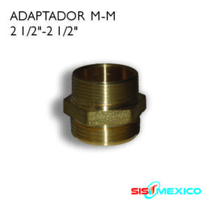 Adaptador de 2-1/2" M (IPT o NST) a 2-1/2" M (IPT o NST o NPT)