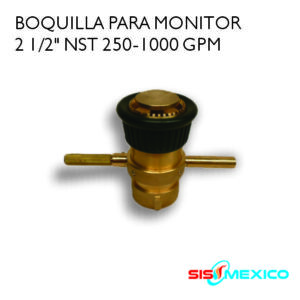 Boquilla para Monitor de 2-1/2" NST 250 GPM, 500 GPM, 750 GPM o 1000 GPM