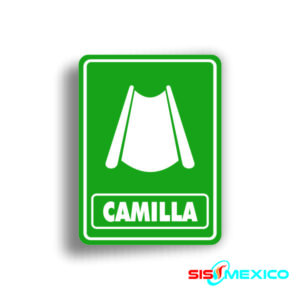 Señalamiento Camilla