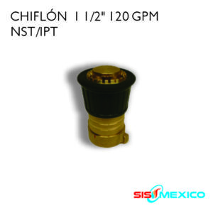 Chflón de 2-1/2" IPT o NST de 120 GPM