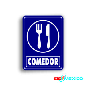 Señalamiento Comedor