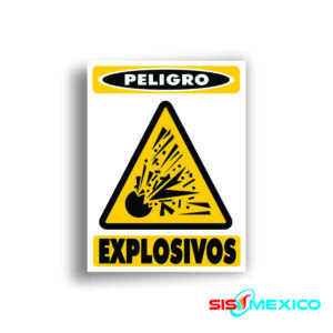 Señalamiento Explosivos