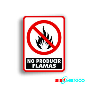 Señalamiento No Producir Flamas