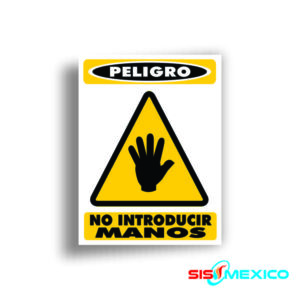 Señalamiento No Introducir Manos