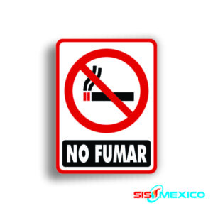 Señalamiento No Fumar