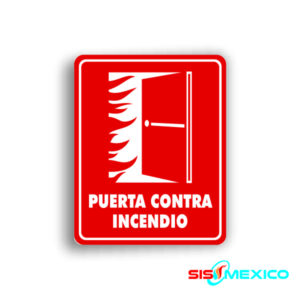 Señalamiento Puerta contra Incendio