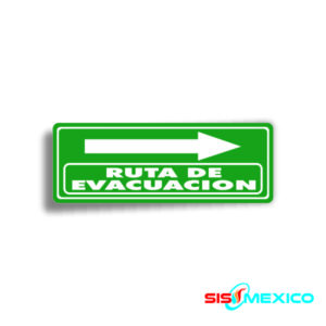 Señalamiento Ruta de Evacuación (derecha)