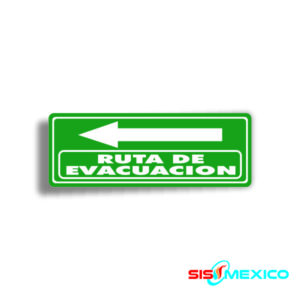 Señalamiento Ruta de Evacuación (izquierda)
