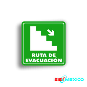 Señalamiento Ruta de Evacuación (derecha)