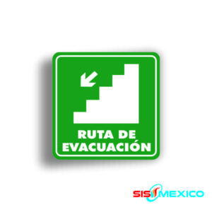 Señalamiento Ruta de Evacuación (izquierda)