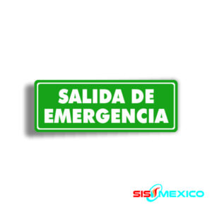 Señalamiento Salida de Emergencia