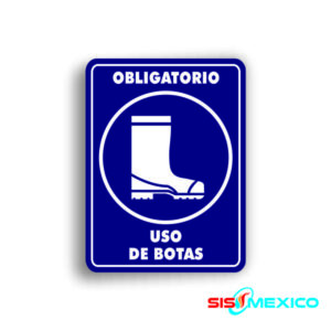Señalamiento Uso de Botas