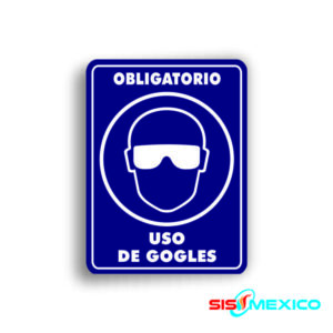 Señalamiento Uso de Googles
