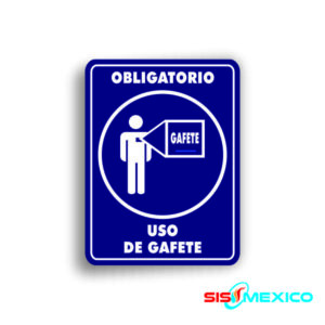 Señalamiento Uso de Gafete