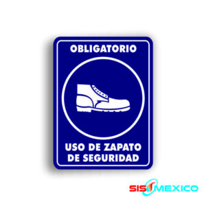 Señalamiento Uso de Zapatos de Seguridad