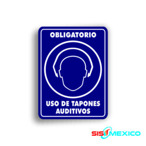 Señalamiento Uso de Tapones Auditivos
