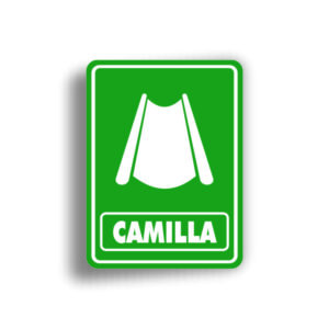 Señalamiento Camilla