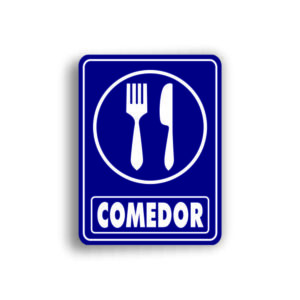 Señalamiento Comedor