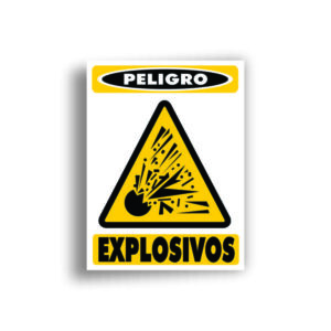 Señalamiento Explosivos