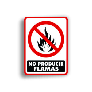 Señalamiento No Producir Flamas