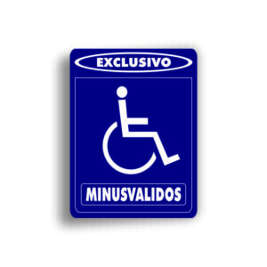 Señalamiento Minusválidos