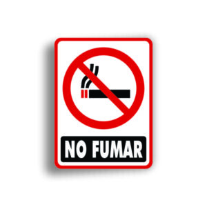 Señalamiento No Fumar