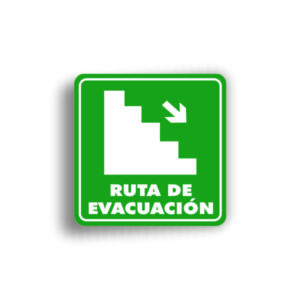 Señalamiento Ruta de Evacuación (derecha)