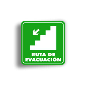Señalamiento Ruta de Evacuación (izquierda)
