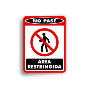 Señalamiento Área Restringida