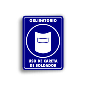 Señalamiento Uso de Careta de Soldador