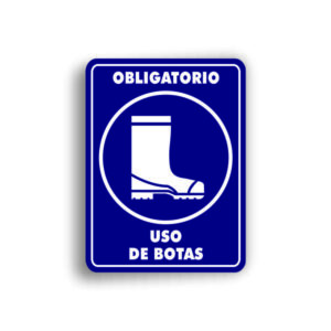 Señalamiento Uso de Botas