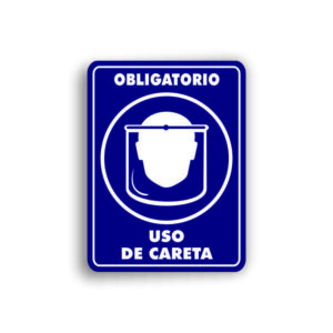 Señalamiento Uso de Careta