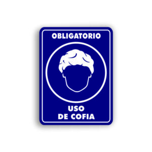 Señalamiento Uso de Cofia