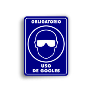 Señalamiento Uso de Googles