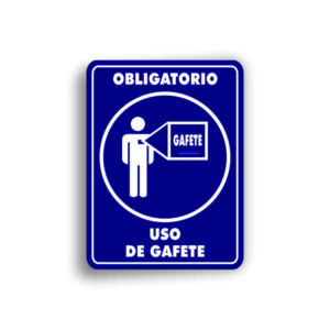 Señalamiento Uso de Gafete