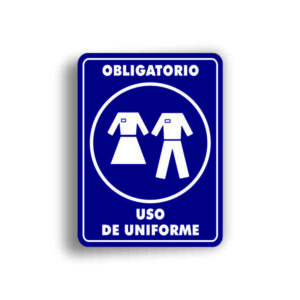 Señalamiento Uso de Uniforme