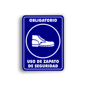 Señalamiento Uso de Zapatos de Seguridad